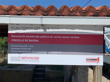 Conc. Baiona - RENOVACIÓN ALUMBRADO PÚBLICO EN VARIAS ZONAS RURALES