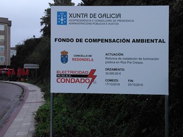 Conc. Redondela - REFORMA DA INSTALACIÓN DE ILUMINACIÓN PÚBLICA EN RÚA PAI 