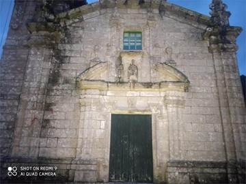 Nueva iluminación iglesia Barciademera, Covelo