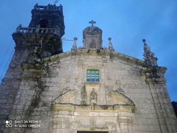 Nueva iluminación iglesia Barciademera, Covelo